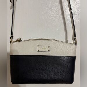 Kate Spade Grove Street Millie Black and Cream Crossbody Bag